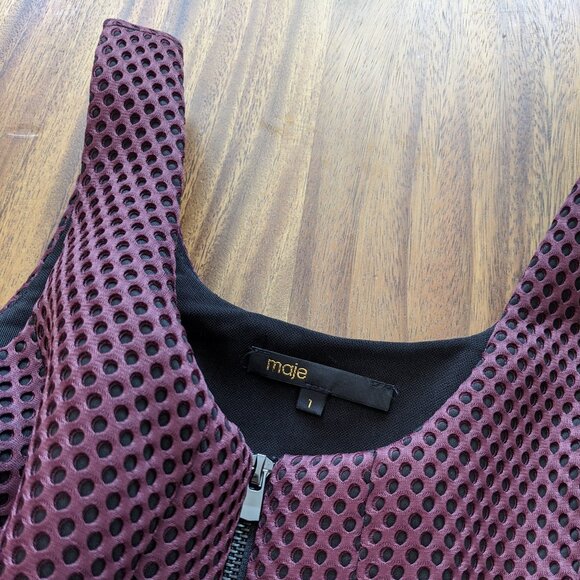 🌟 Stunning Maje Roitfeld Bordeaux Dress – Never Worn! 🌟 - Picture 5 of 5